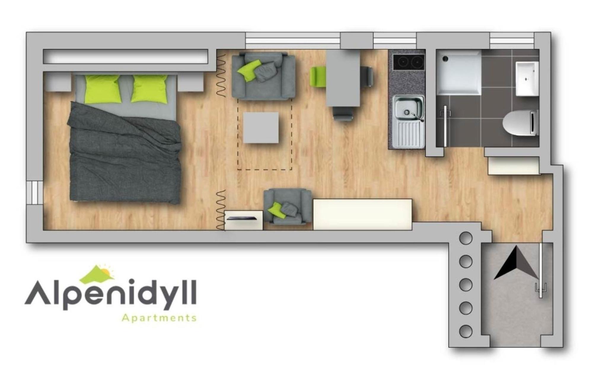 City Life 5 By Alpenidyll Apartments 斯拉德明 外观 照片
